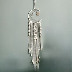 힘룸 인테리어 마크라메 벽장식 베이지 올빼미, 혼합색상