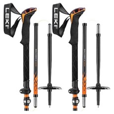 LEKI Plus Pack Sherpa FX 強力碳纖維登山杖 65229801P 2入, 1個, 混色
