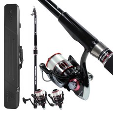 아오맥스 무브먼트DX 듀오 330 원투 낚시대 2종 세트, 혼합색상