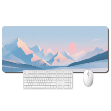 Nexcash 漂亮寬版滑鼠墊 400 x 900 x 3 mm, 1個, 1