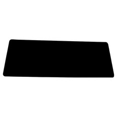 NexCash 防滑寬版滑鼠長墊 300 x 800 x 2 mm, 素色黑色流蘇, 1個