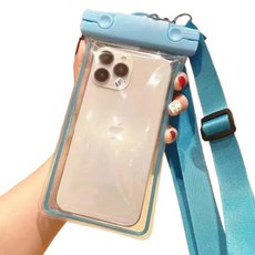 幸福簡約防水袋 10.5 x 20.5 cm, 1個, 藍色