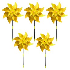 몰투데이 조류 퇴치 반사 바람개비 02 옐로우, 5개