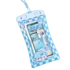 幸福防水袋 10.5 x 20.5 cm, 藍色鯨魚, 1個