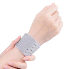 Galvaran 薄款透氣運動護腕 2入, 1個, 灰色