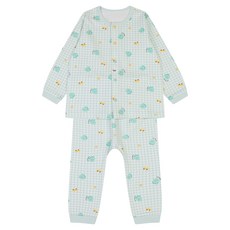 Happyland 幼兒Ding格紋內搭上下套裝