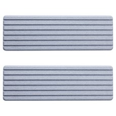 newnlook 超大型珪藻土托盤 10 x 31 cm, 2個, 灰色