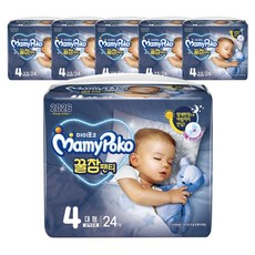 마미포코 꿀잠팬티 남여공용, 4단계, 144매