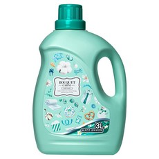 BOUQUET GARNI 馥郁香氛 超高濃縮 室內晾乾 衣物柔軟精 柔和棉香 正裝, 3L, 1個