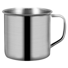 ibili Camping不鏽鋼馬克杯 8cm, 1個, 銀色