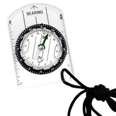 All Shield 戶外迷你透明壓克力掛繩指南針, 1個, 混合色