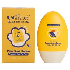 UniPawS 寵物低敏無香護爪霜, 1個, 60ml
