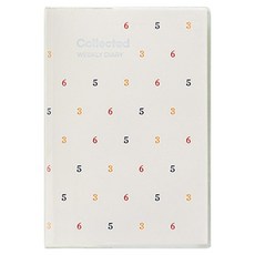 로마네 콜렉티드 PVC 다이어리 위클리 만년형, 365 크림, 1개