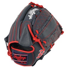 롤링스 셀렉트 프로 라이트 스페셜 오더 MLB 팀 로고 글러브 우투용 GHW5SPL206-12-BOS, 1개, 네이비 + 스칼렛