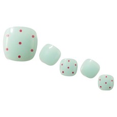 Gelato factory Solargel 足部美甲貼, 薄荷, 1個