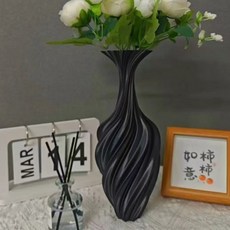 質感花瓶室內裝飾品, 黑色