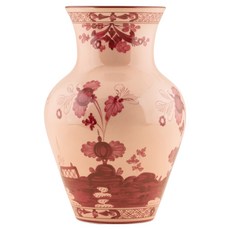 Ginori1735Italia 東方義大利系列 明式花瓶, 朱紅色