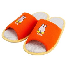 AlphaShoe Miffy 開口室內拖鞋, 橘色, 1個
