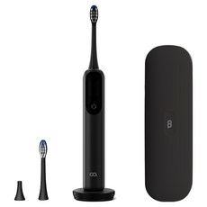 오아 클린이스윙 좌우 회전 LCD 음파 전동 칫솔, OETB-007BK, 블랙, 1개