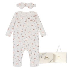 ETTOI Rubin修身連身衣+髮帶禮盒組+購物袋