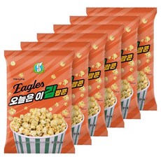 지도표성경 한화이글스 오늘은이김팝콘, 80g, 6개