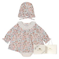 ETTOI Raelyn 花朵棉質連身衣禮盒組 + 購物袋