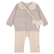 ETTOI 幼兒款Mori提花上下衣套裝
