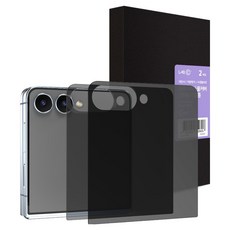 LAB.C C Skin 低反射 防指紋 防窺 隱私 全覆蓋 鋼化玻璃 手機正面外部螢幕保護貼 2片組, 1套