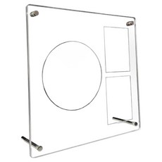 Toppia 室內裝飾相框 1張CD 2張小卡, 1個, 透明