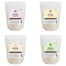 孩童米餅圈 4款組 120g, 糙米味、綠花椰菜味、地瓜味、南瓜味, 1套