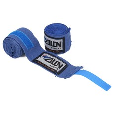 Lizjainy 經典格鬥拳擊護手帶 2入, 04 藍色, 1個