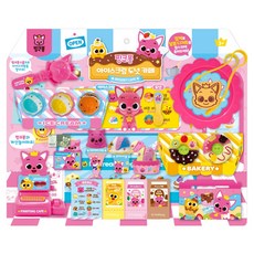 碰碰狐 冰淇淋甜甜圈咖啡廳 390 x 65 x 330 mm, 1個, 混合顏色