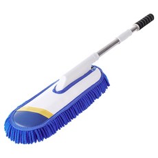 Alleophom 汽車清潔用折疊刷 藍色, 1個