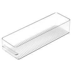 SHIMOYAMA 可層疊冰箱食材收納盒 2.4L, 透明色, 1個