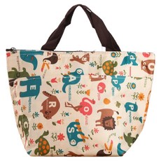 Day Rhythm 保溫保冷午餐便當袋, 白色, 1個