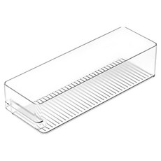 SHIMOYAMA 可層疊冰箱食材收納盒 2L, 透明色, 1個