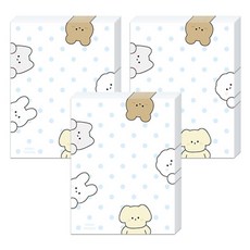 DONNAANDFRIENDS 洗衣日便條紙 4款, 3個, 100張, 朋友們