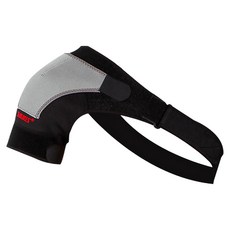 AOLIKES 奧力克斯 3D立體四點加壓可調式護肩 左肩, 黑色, 1個