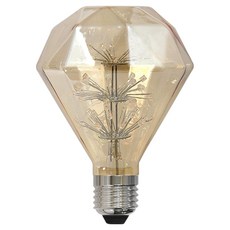 Melliving LED DS 愛迪生雪花鑽石燈泡 2.5W, 1個, 燈泡色