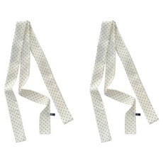 Allode 格紋領帶絲巾 2件組
