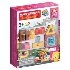 맥포머스 매기의 하우스 자석블록 세트 33p, 1세트, 혼합색상