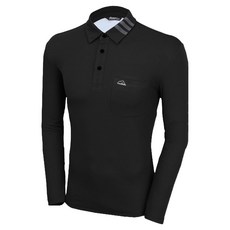 男士換季彈性翻領高爾夫長袖T恤 NB-5135