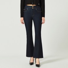 GUESS 女款高腰細節微喇叭褲 YO3D0147