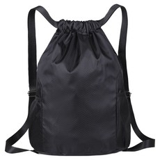 액티제노 스포츠 스트링 신발 가방, 블랙, 1개