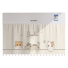 Homesell 冷氣擋風簾 90 x 40 cm, 1個, 夢想家貓