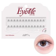 PICCASSO 畢卡索 Aimee x Sangeun歐膩 懶人單簇柔軟假睫毛 9mm, 1個, 黑色