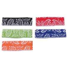 Keribing 涼感圍巾 5件組, 1套, 紅黑綠藍橘