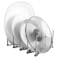 Ourworks 可伸縮長度調節不鏽鋼碗盤整理架 盤子架 碗盤瀝水架 小型 4層, 1個