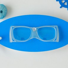 OCEANTAG 全罩式專用度數鏡片夾, 白色透明