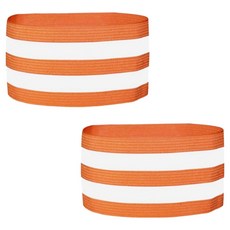 All Shield 自行車跑步夜間反光夜光安全帶, 2個, 01 橘色